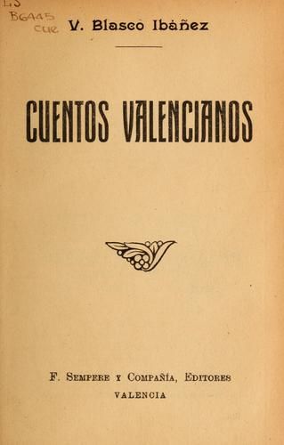 Cuentos valencianos