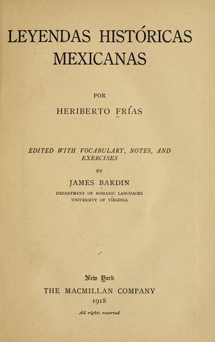 Leyendas históricas mexicanas